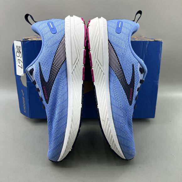 Brooks Revel 6 Running Shoes Women Size 8 Blue Pink Comfort Sneakers With Box - Picture 6 of 9
